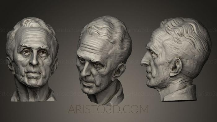 Busts and bas-reliefs of famous people (BUSTC_0530) 3D model for CNC machine